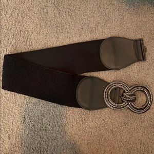 BCBG Leather and elastic belt